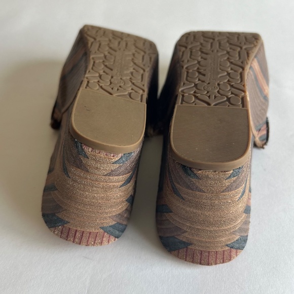 Gentle Souls Forella MulticolorStracked Upper Genuine Leather Lining Wedges - Picture 11 of 16